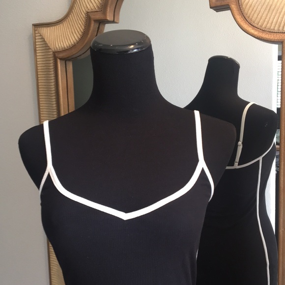 NWOT Princess Polly Black Mini Dress White Piping Size 2 & 6 - Picture 10 of 11